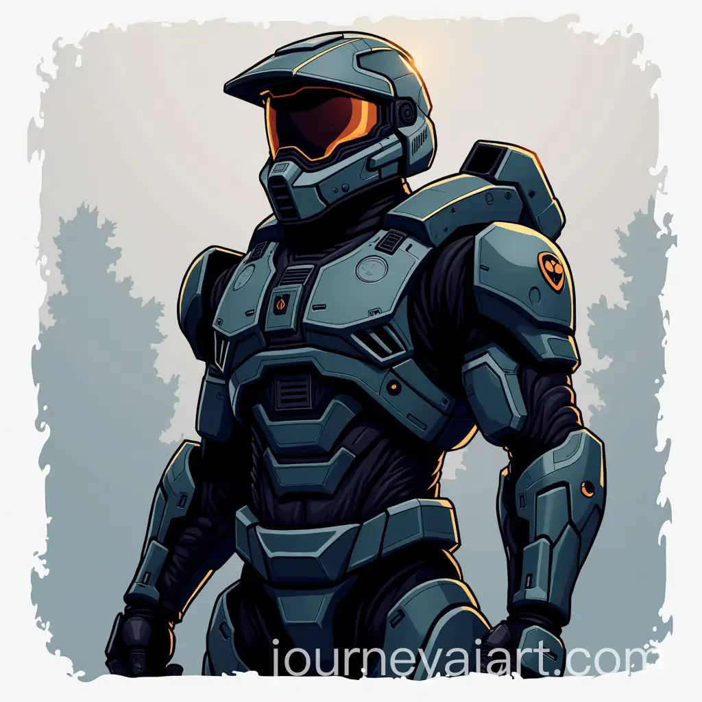 Futuristic-Soldier-Team-Logo-Design