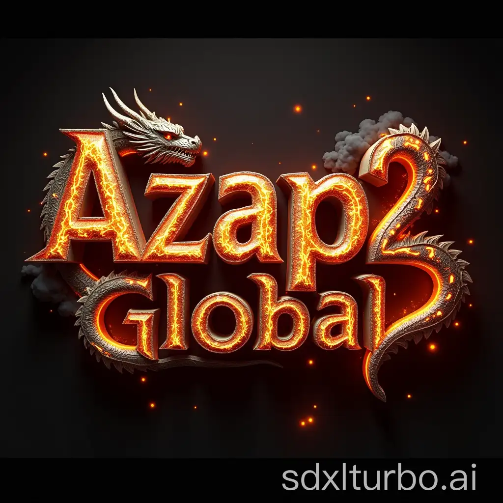 Hellish-3D-Design-of-Azap2-Global-with-Lava-Texture-and-Dragon