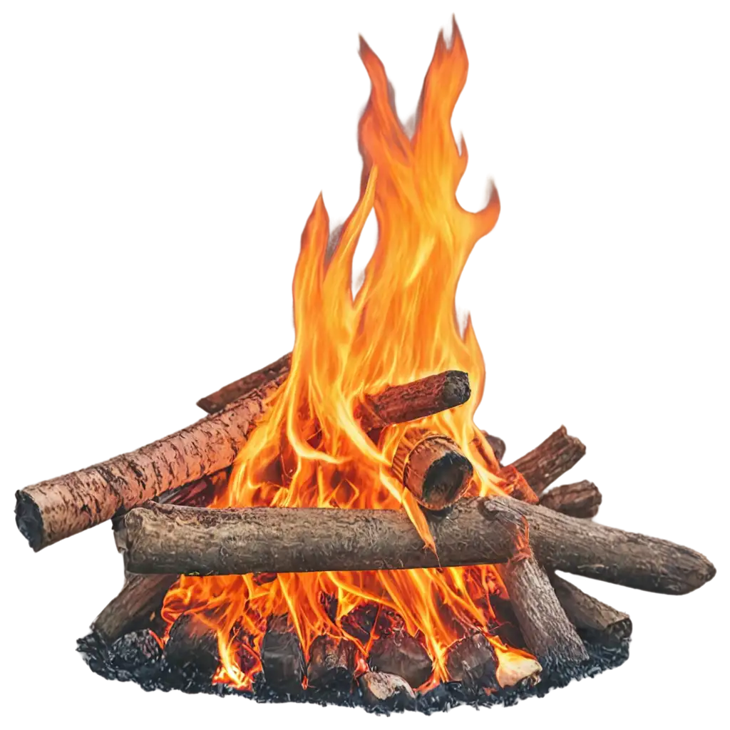 Brightly-Burning-Campfire-PNG-Image-Perfect-for-HighQuality-Visuals