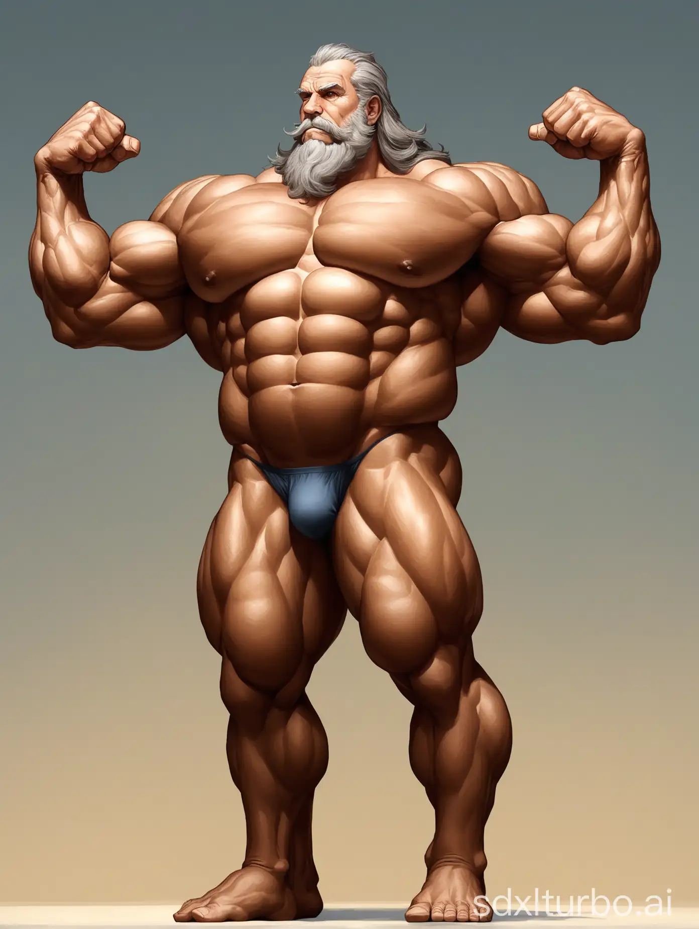 Imposing-Elderly-Giant-Displaying-Muscular-Physique