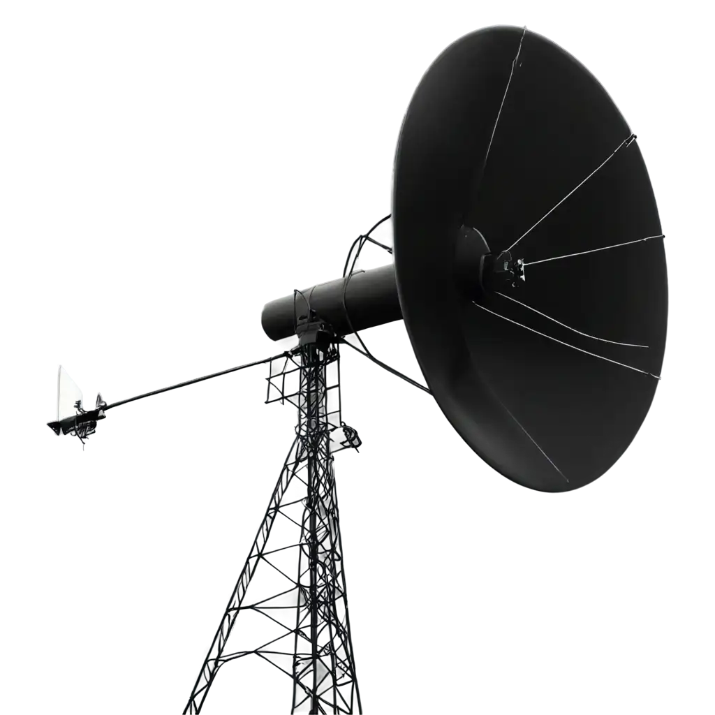 Big-Antenna-PNG-Image-on-Black-Background-for-YouTube-Thumbnail-HighQuality-Image-for-Digital-Use