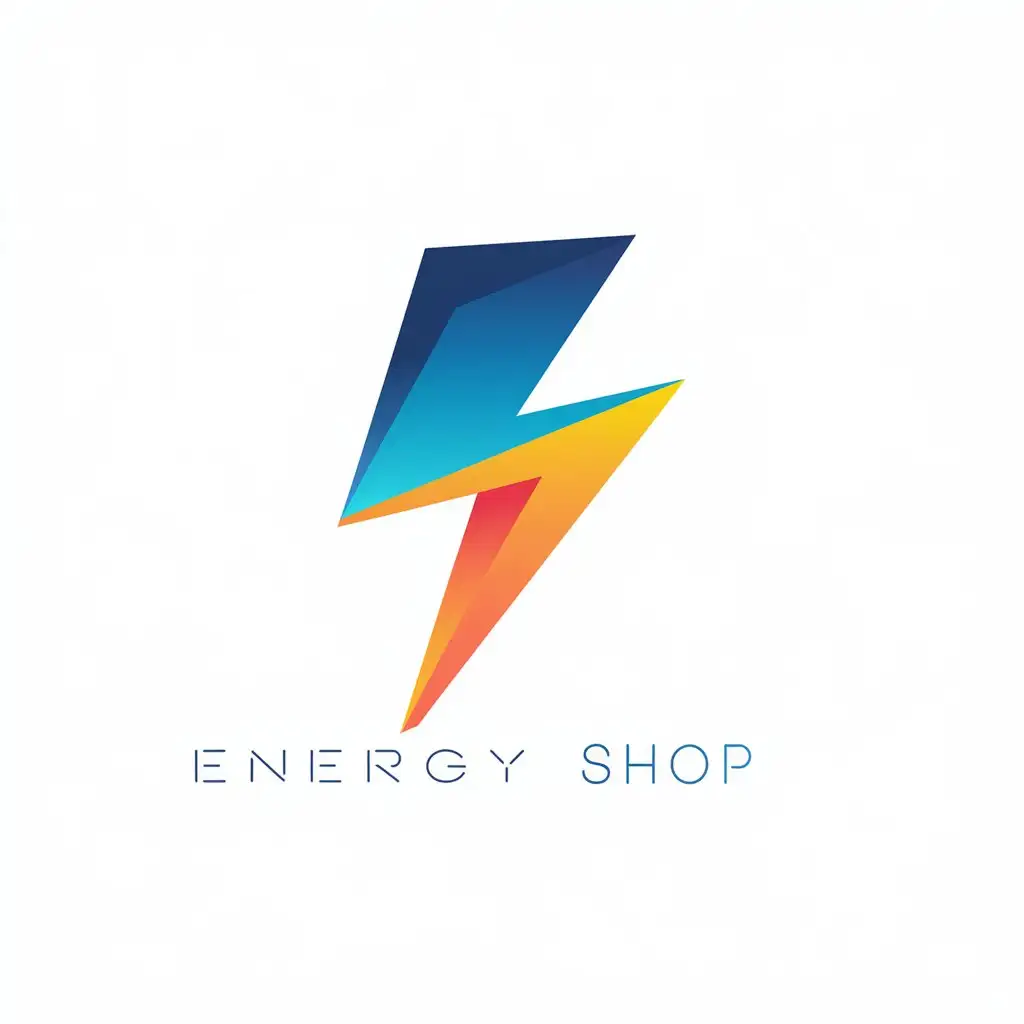 LOGO-Design-For-Energy-Shop-Lightning-Bolt-Symbol-on-Clear-Background