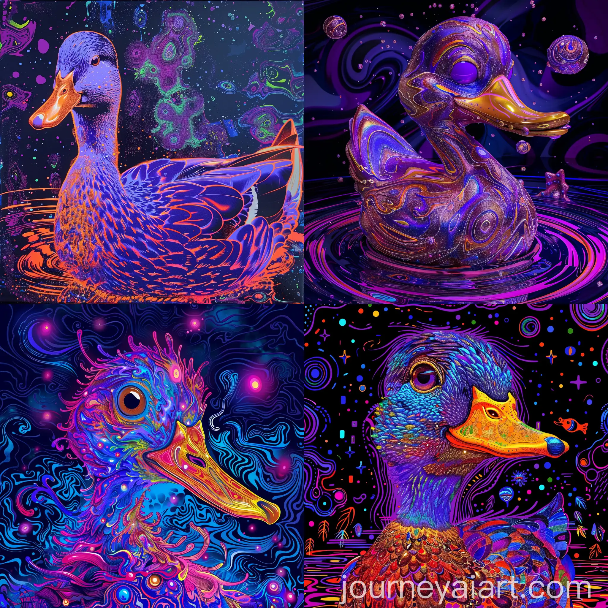 Psychedelic-Universe-Duck-Onion-Ultraviolet