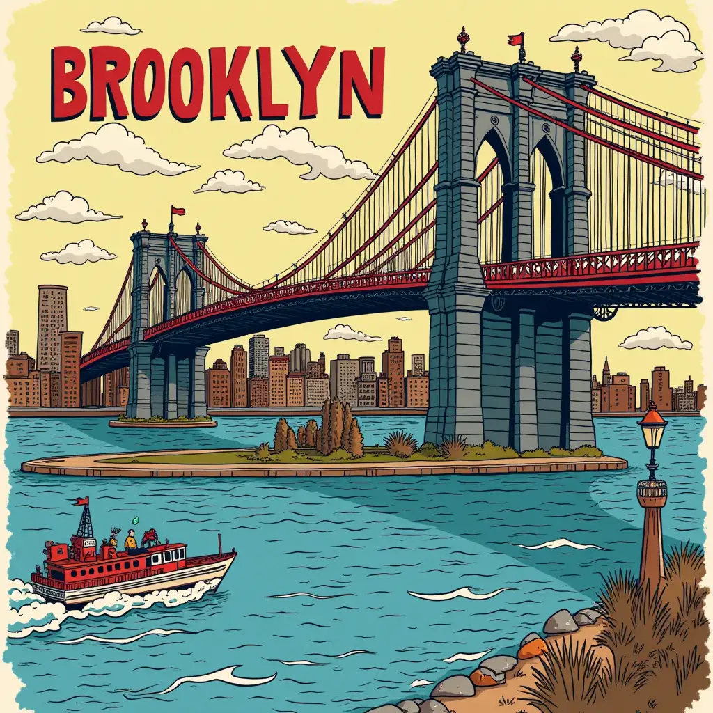 Exploring Brooklyn A Word Search Adventure Featuring Iconic Locations