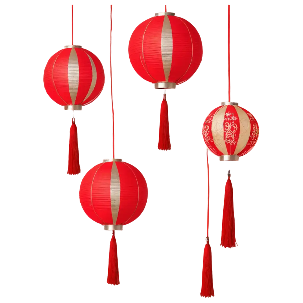 HighQuality-Red-New-Year-Lanterns-PNG-Image-for-Festive-Celebrations