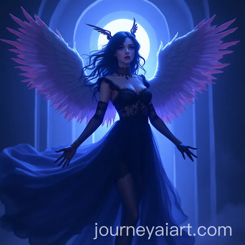 Mystic-Angel-Playing-Piano-in-Symphonic-Gothic-Metal-Setting