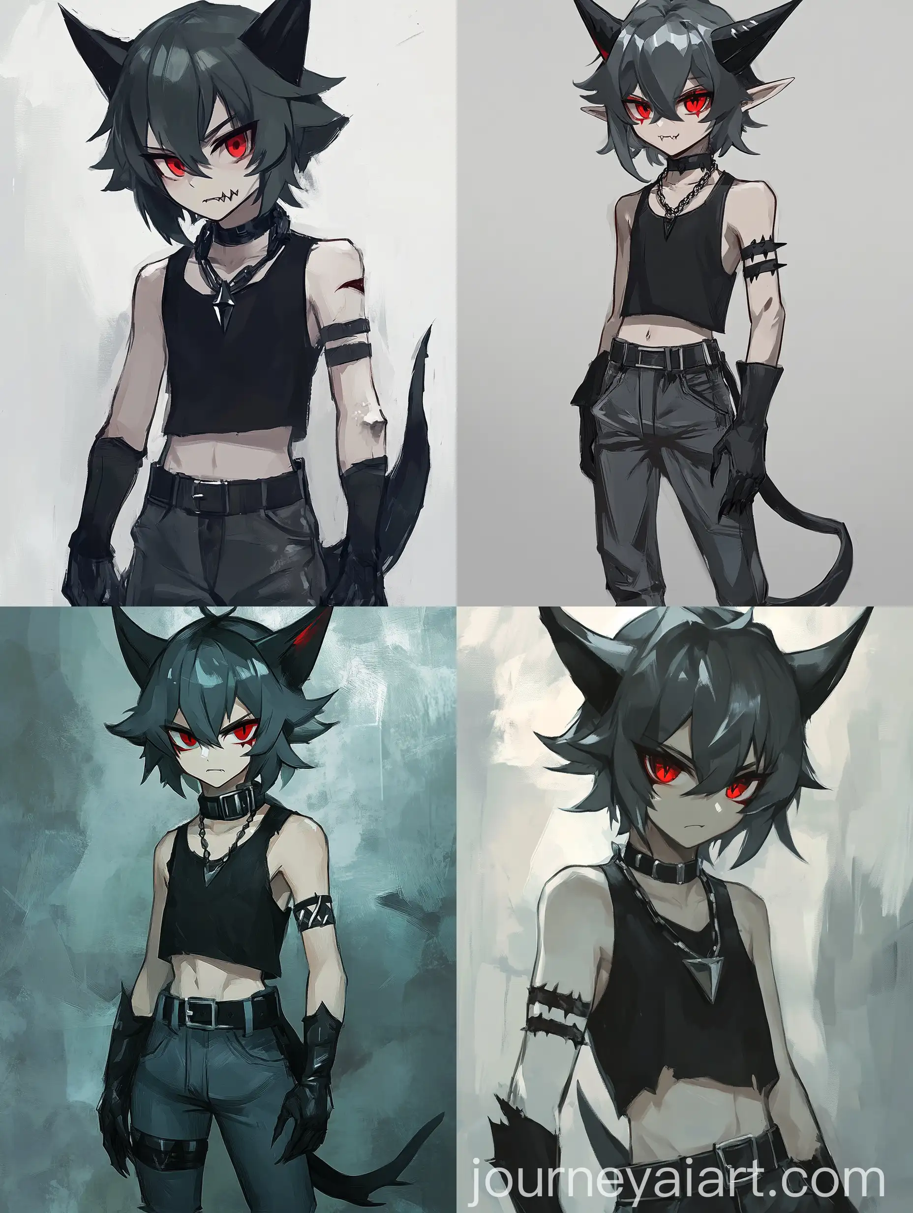 Young-Shark-Hybrid-Man-with-Pointy-Ears-and-Red-Eyes-in-Urban-Fantasy-Attire