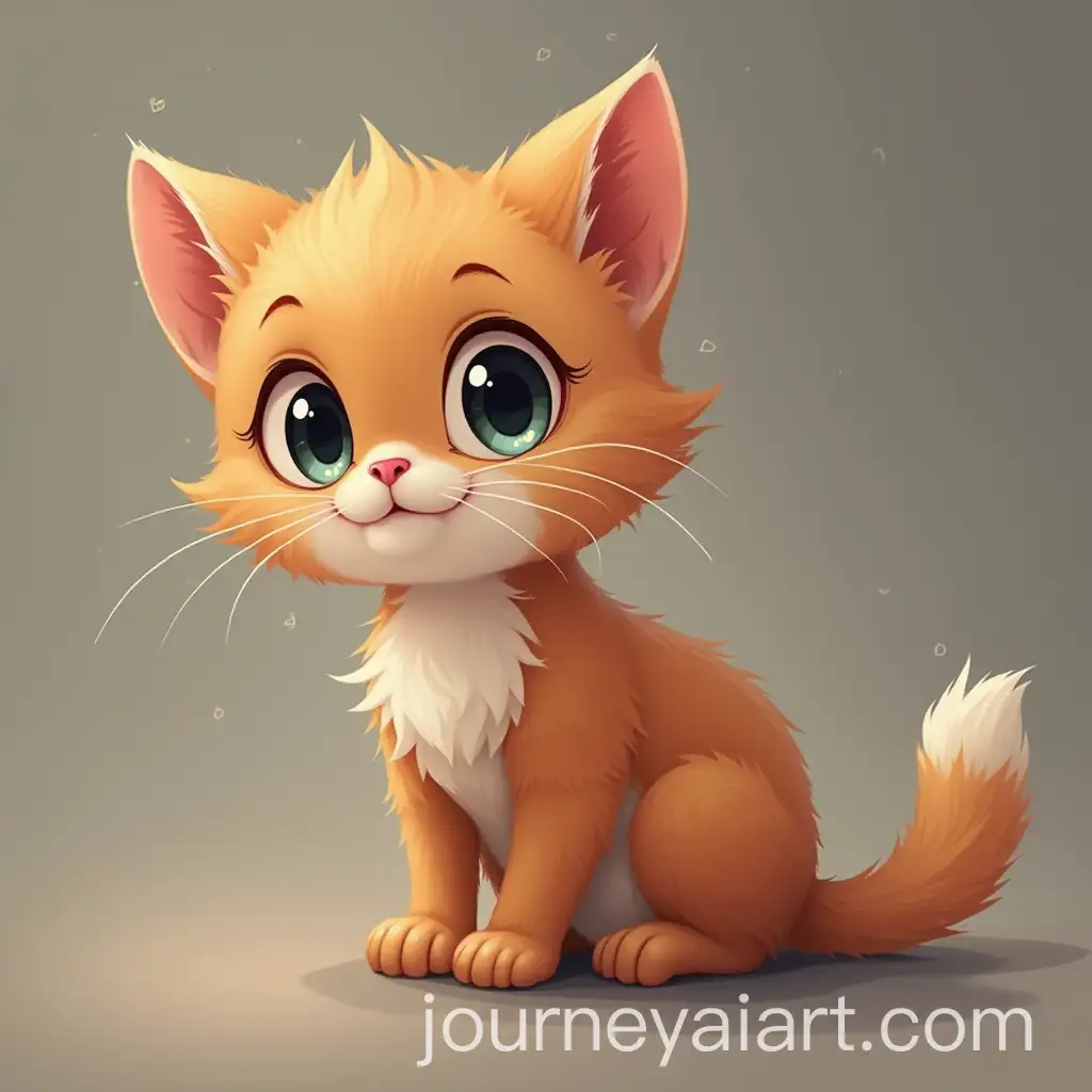 Adorable-Cat-Sitting-Gracefully