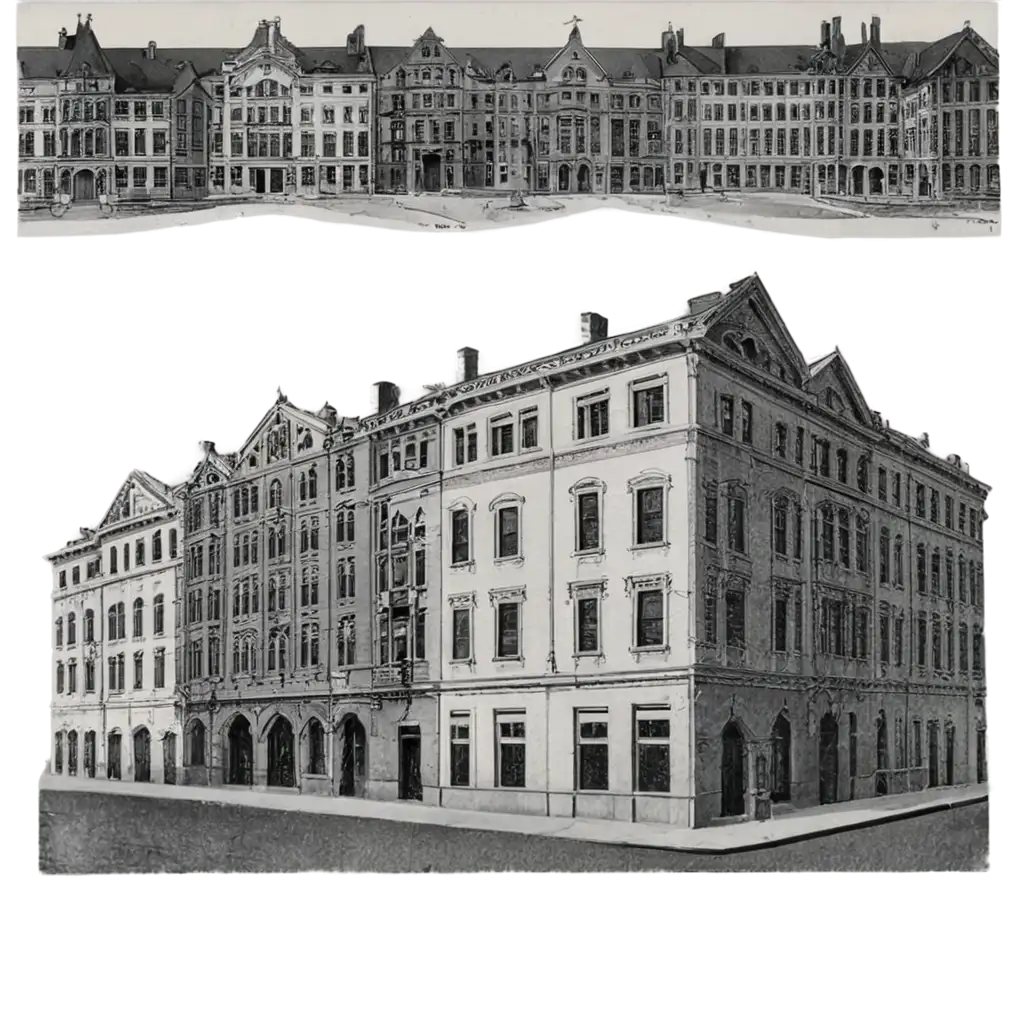 1900s-Large-White-Building-PNG-Image-for-Historical-and-Architectural-Applications