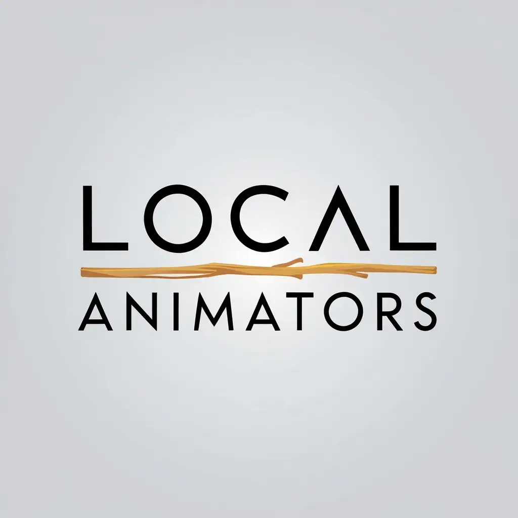 LOGO Design for Local Animators Minimalistic Straw Symbol for Nonprofit Industry