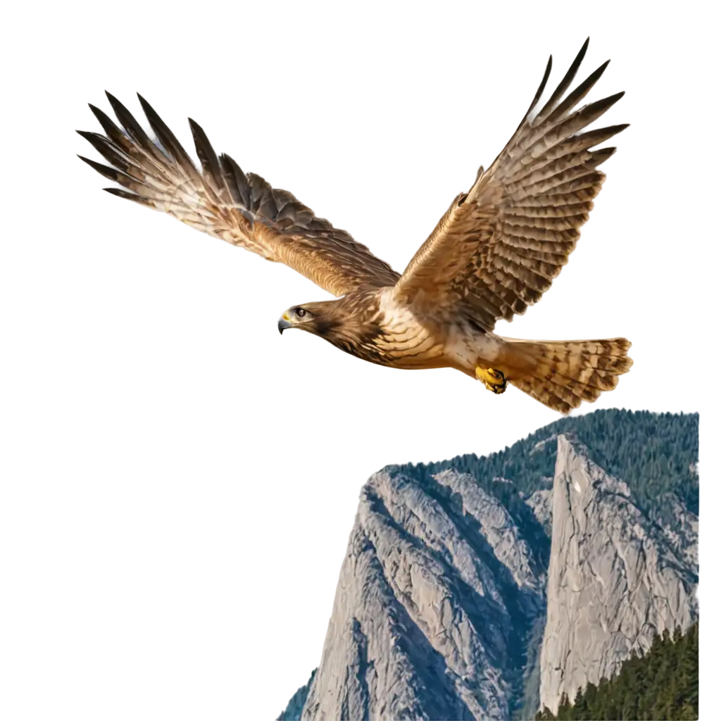 HighQuality-PNG-Image-of-a-Hawk-Bird-Flying-Over-a-Mountain