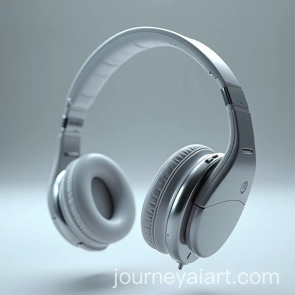 Futuristic-Silver-Teletransportation-Headphone-Design