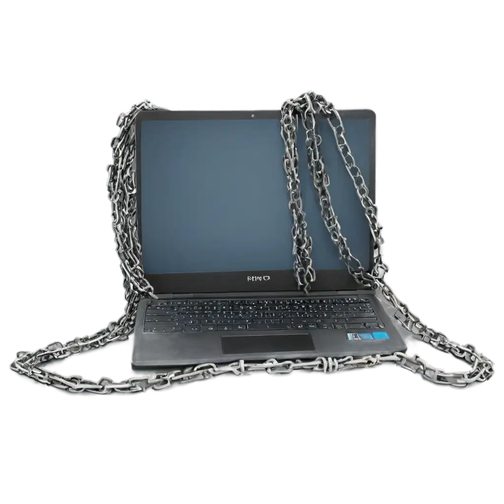 Old-PC-Wrapped-in-Chains-PNG-Image-Symbolizing-Obsolescence-and-Restriction