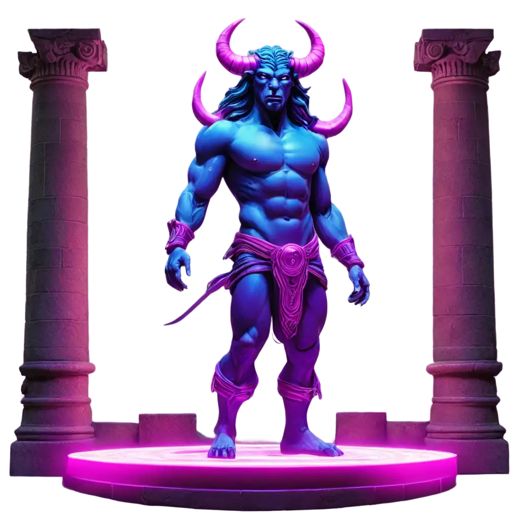 Neon-Minotaur-PNG-Image-Vibrant-Glowing-and-Mythical-Artwork-in-HighQuality-PNG-Format