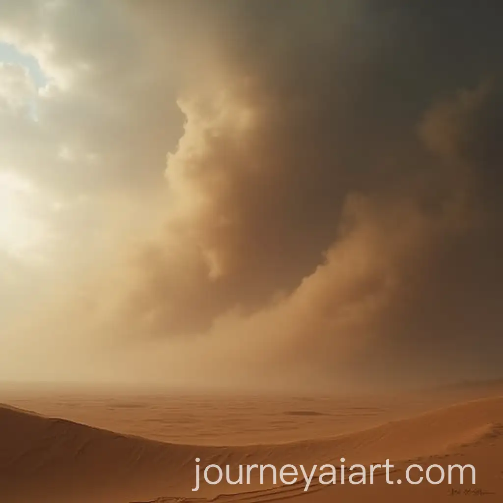 Sandstorm-Sweeping-Desert-Landscape-A-Dramatic-Natural-Phenomenon