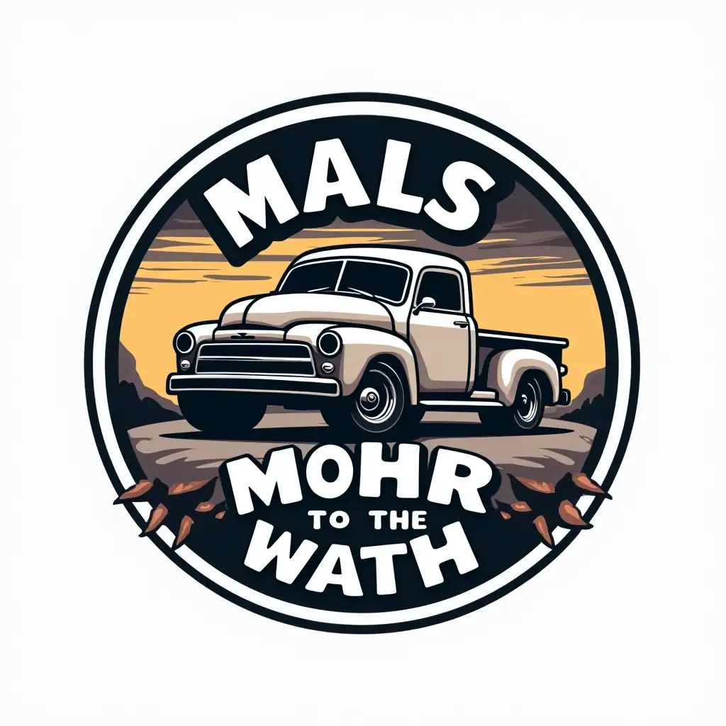 I would like a logo for a car wash company named MALS with the slogan Mohr to the dirt