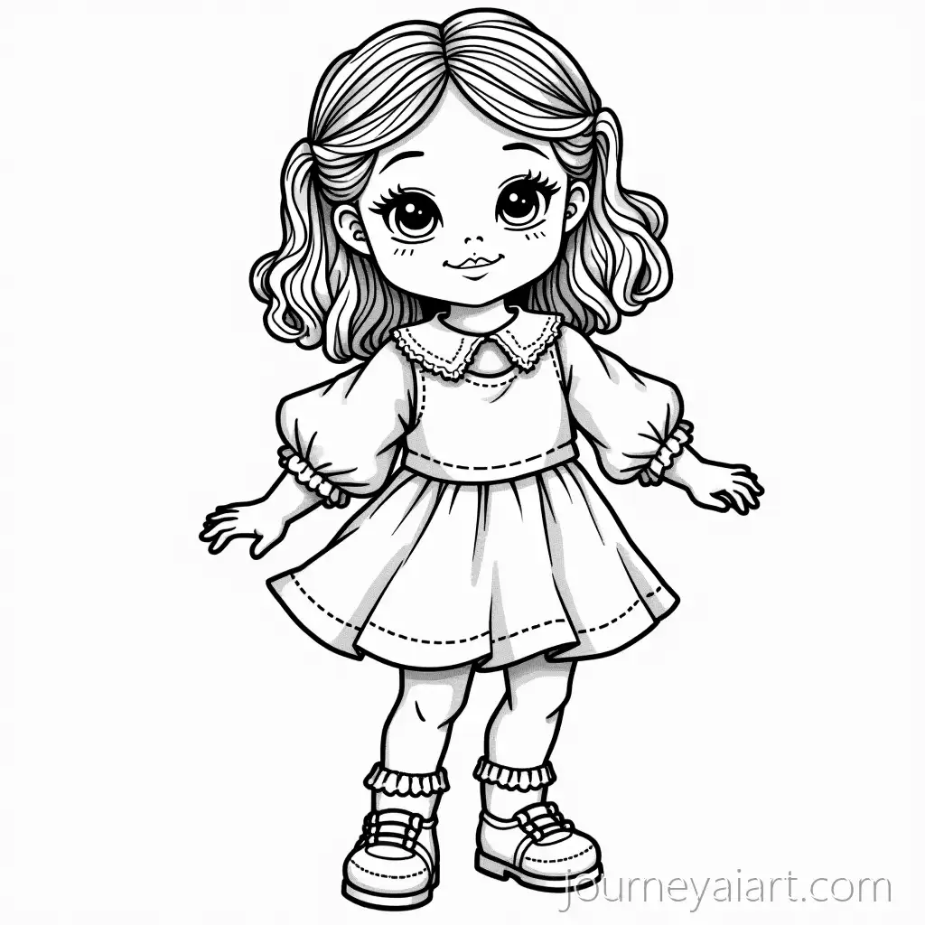 Girl-DollEmbroidery-Doll-Girl-Embroidery-Coloring-Pages