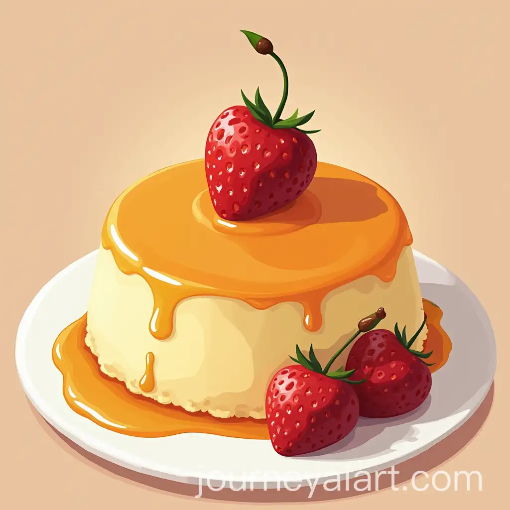 Vibrant-Custard-Fruit-Delight-Poster-Featuring-an-Array-of-Fresh-Fruits