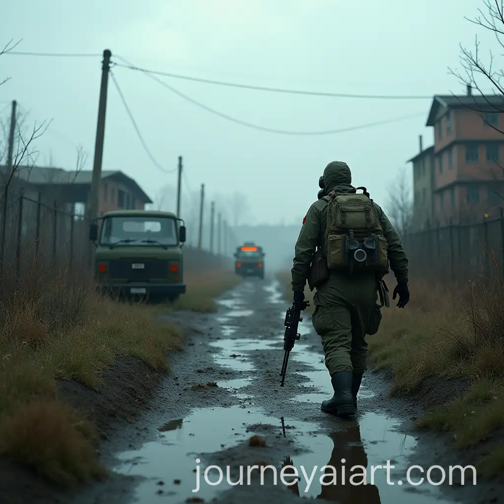 Lone-Survivor-Navigates-PostApocalyptic-Industrial-Area-in-ChernarusStyle-Landscape