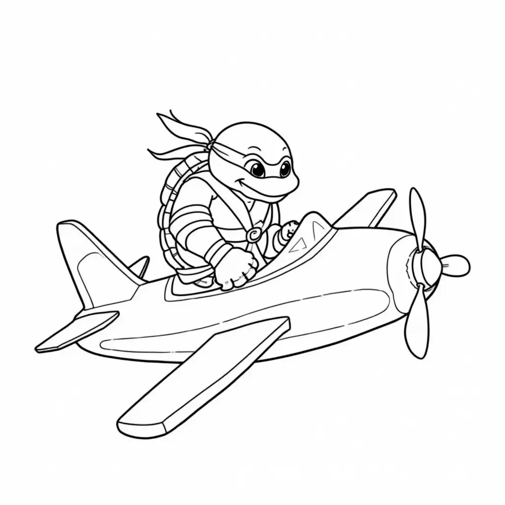 Ninja-Turtles-Cleaning-Up-in-Cartoon-Airplane