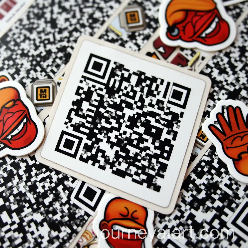 Unique-Sticker-and-QR-Code-Fusion-Design-for-Merchandising