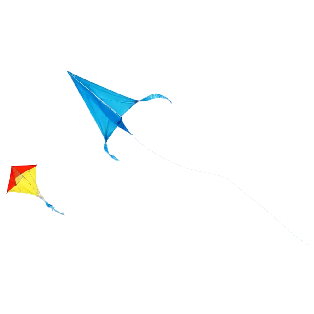 Clear-Sky-with-Clouds-and-Kite-PNG-HighQuality-Image-for-Versatile-Use