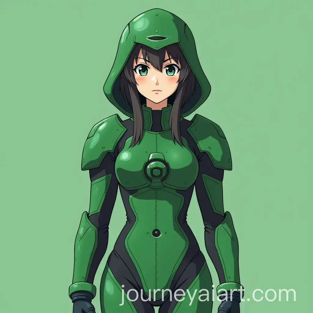 Woman-in-Green-Robotic-Suit-in-Ghibli-Anime-Style