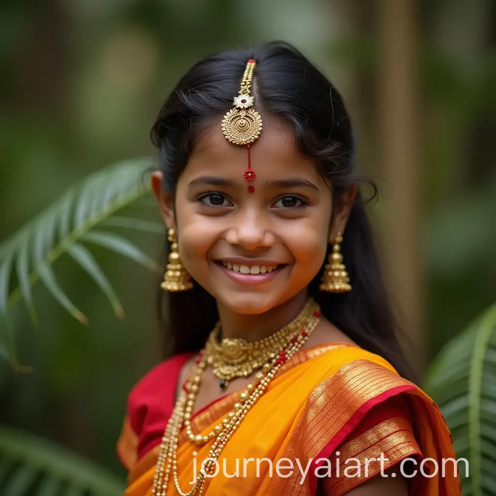 Traditional-Kerala-Woman-in-Temple-Attire