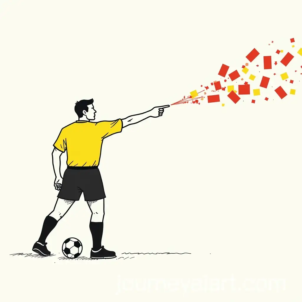 Football-Referee-Shooting-Soccer-Cards-at-Flying-Information-Security-Incidents