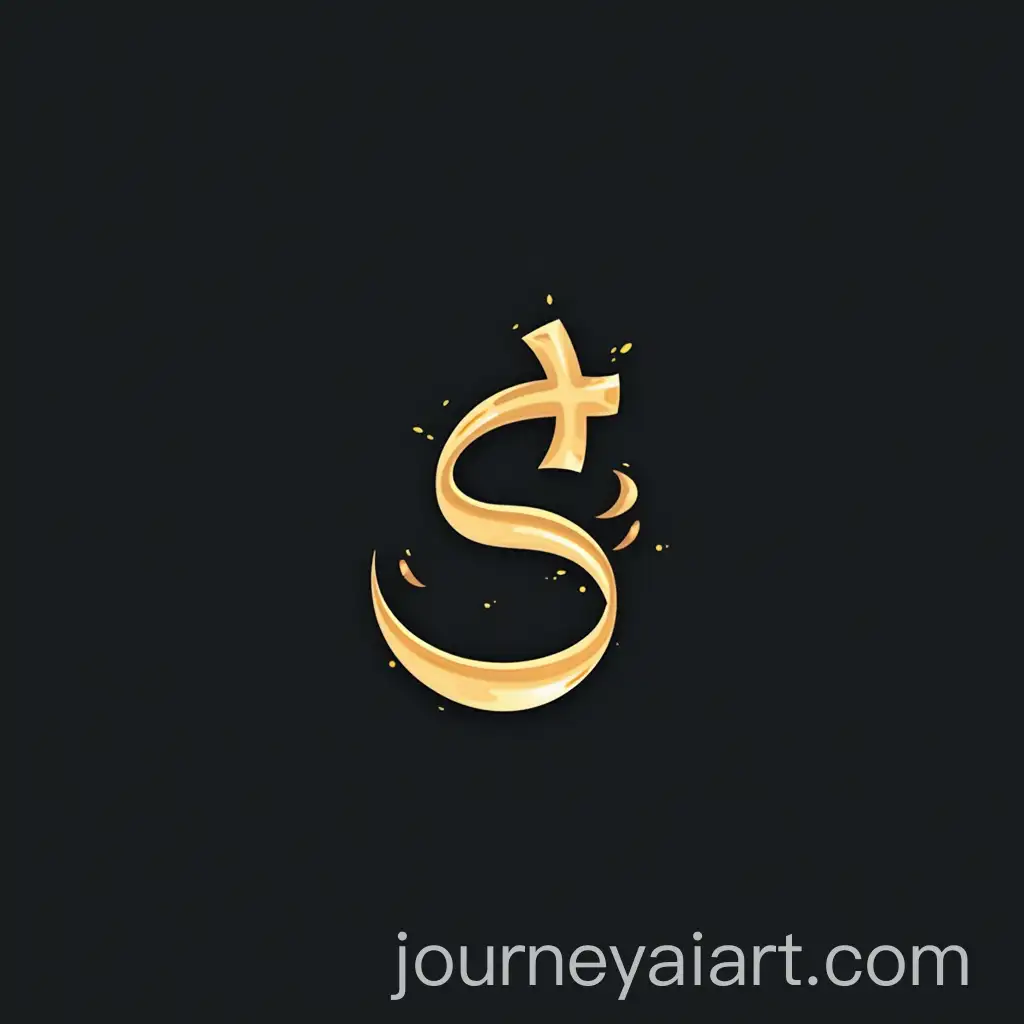 Abstract-Arabic-Logo-with-and-Hammer-Shape-for-Publishing-House-Identity