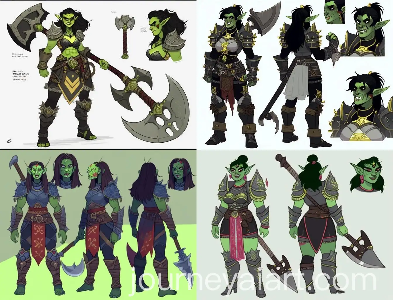 Sinister-HalfOrc-Female-with-Intricate-Armor-and-Great-Axe