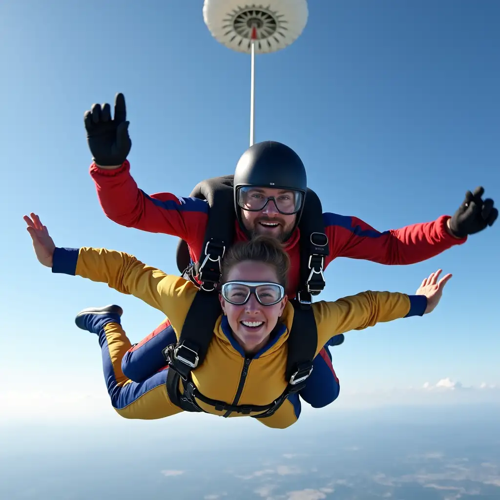 Tandem Skydiving Adventure Exciting Freefall Experience