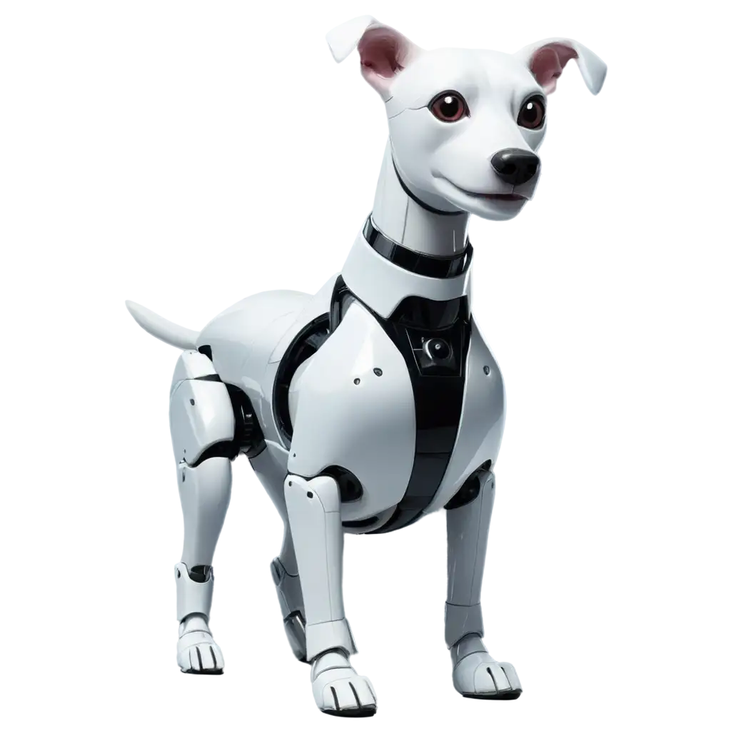 PNG-Image-Dog-Half-Robot-Concept-Enhance-Your-Designs-with-this-Unique-Creation