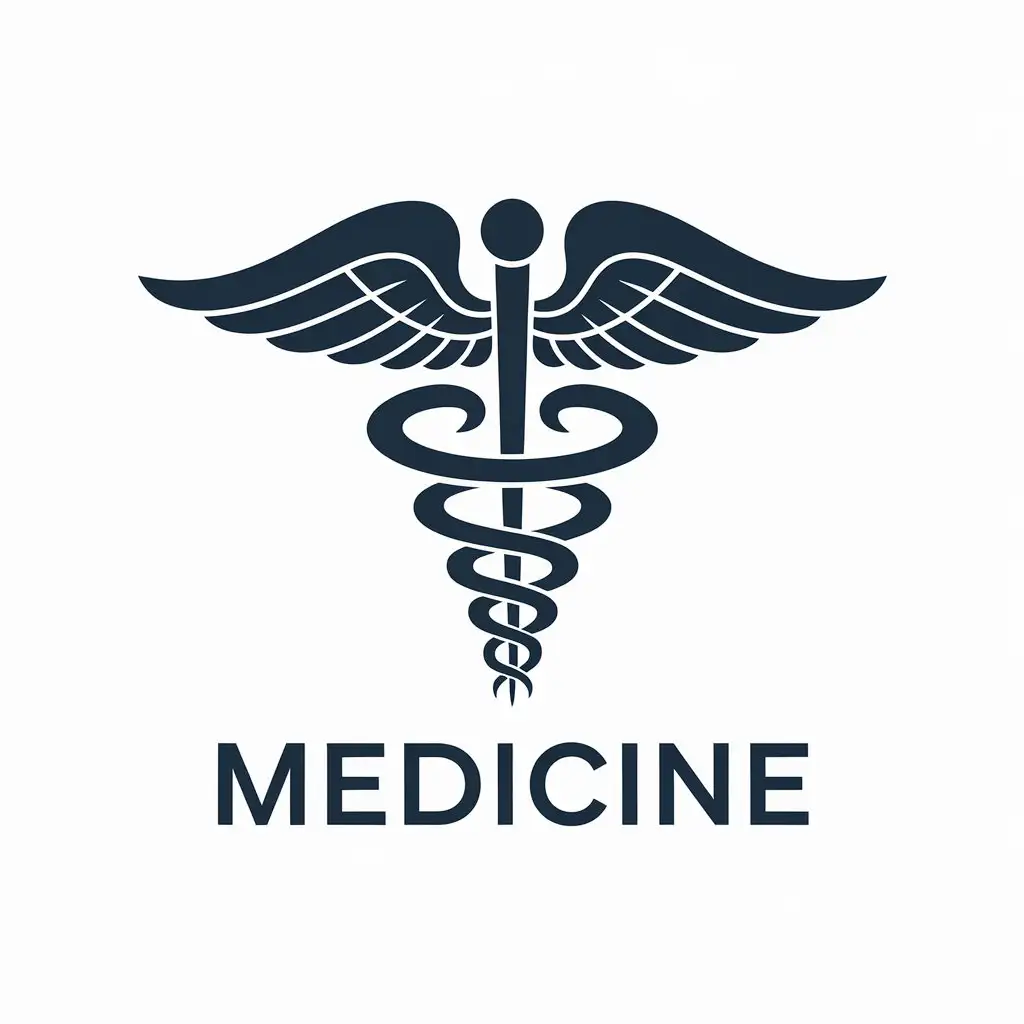 LOGO Design for Medicine Caduceus Symbol for Medical Dental Industry