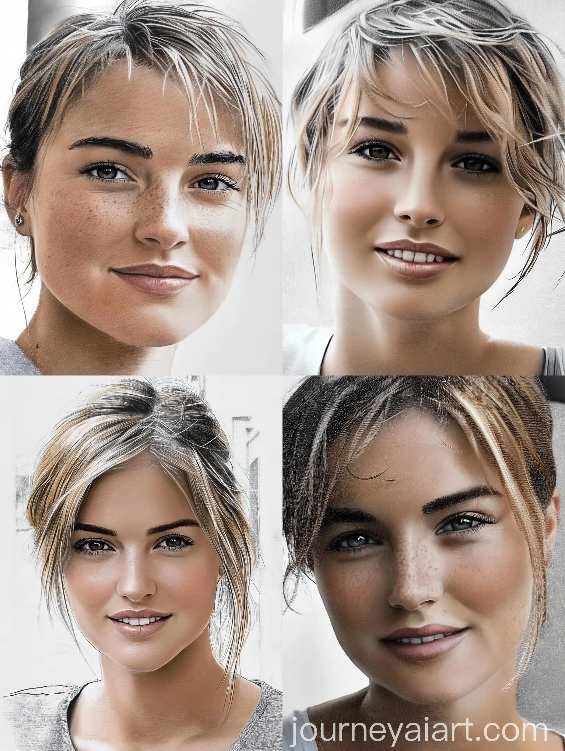 Realistic-Pencil-Portrait-Drawing-of-a-Woman-with-Intense-Expression