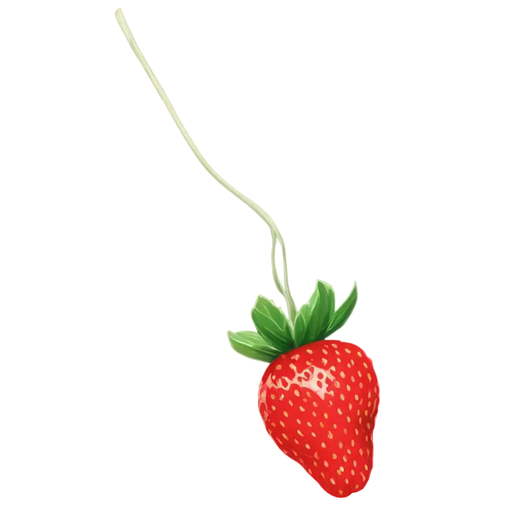 PNG-Image-OptimizationCartoon-Fresh-Strawberry-PNG-Image-High-Quality-and-Versatile-Design