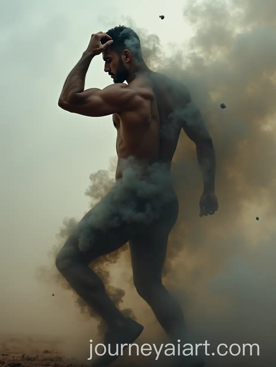 Cinematic-Muscle-Man-Dance-Smoke-Illusion