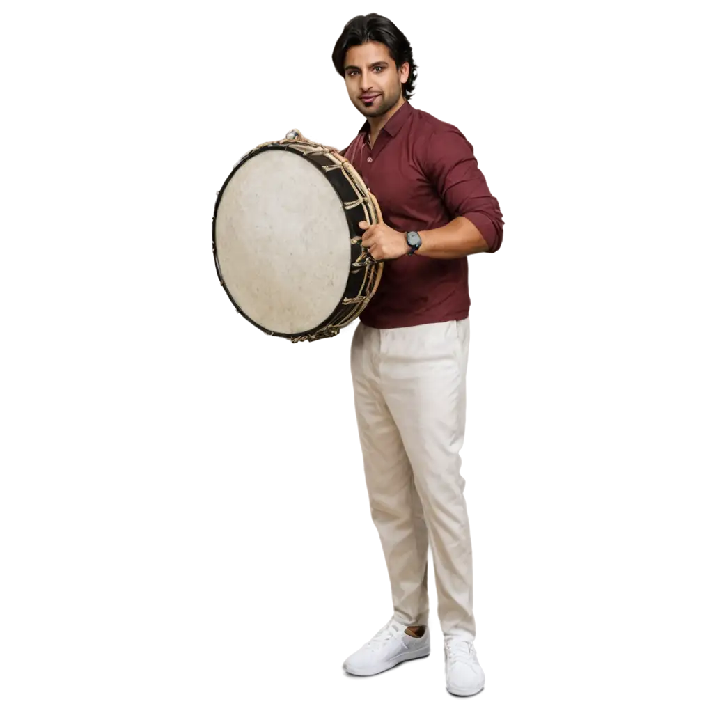 Dhol-Tasha-PNG-Capture-the-Vibrancy-of-Traditional-Indian-Drumming-in-HighQuality-Format