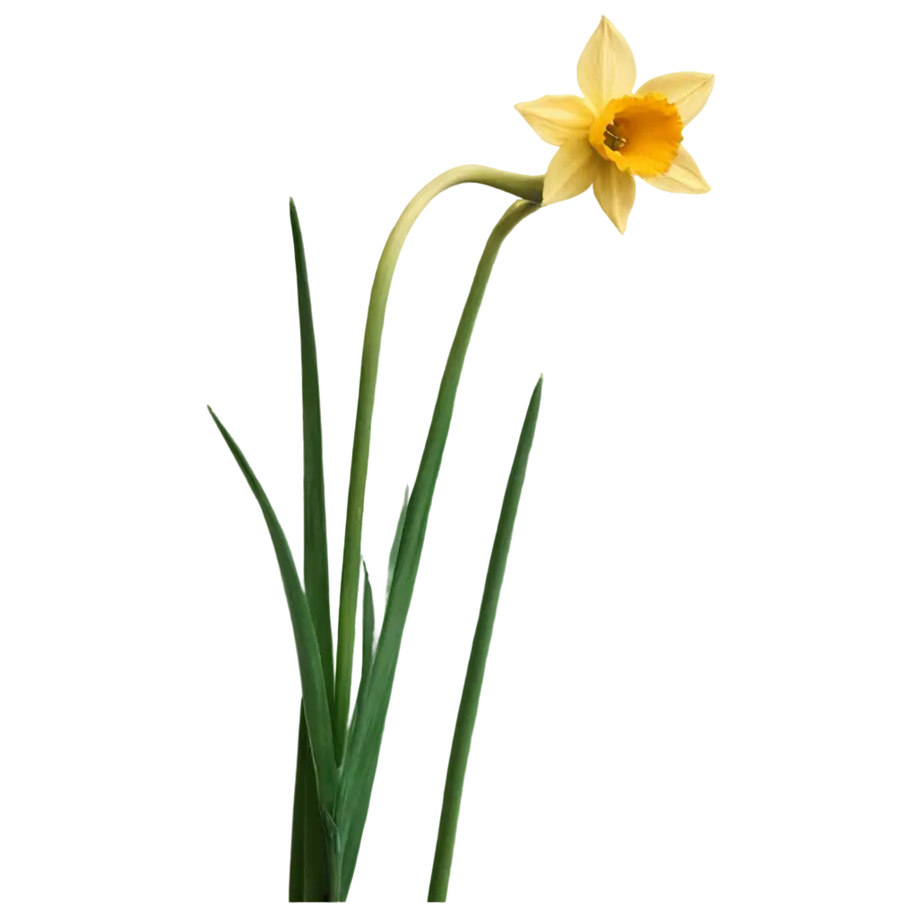 Daffodil-PNG-Image-HighQuality-Transparent-Flower-Art-for-Versatile-Use