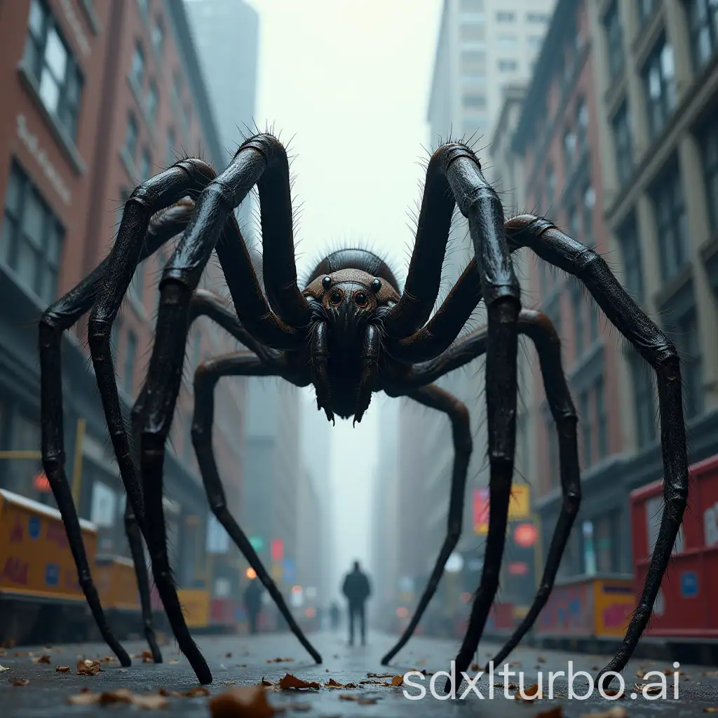 Giant-Spider-Roaming-Urban-Streets