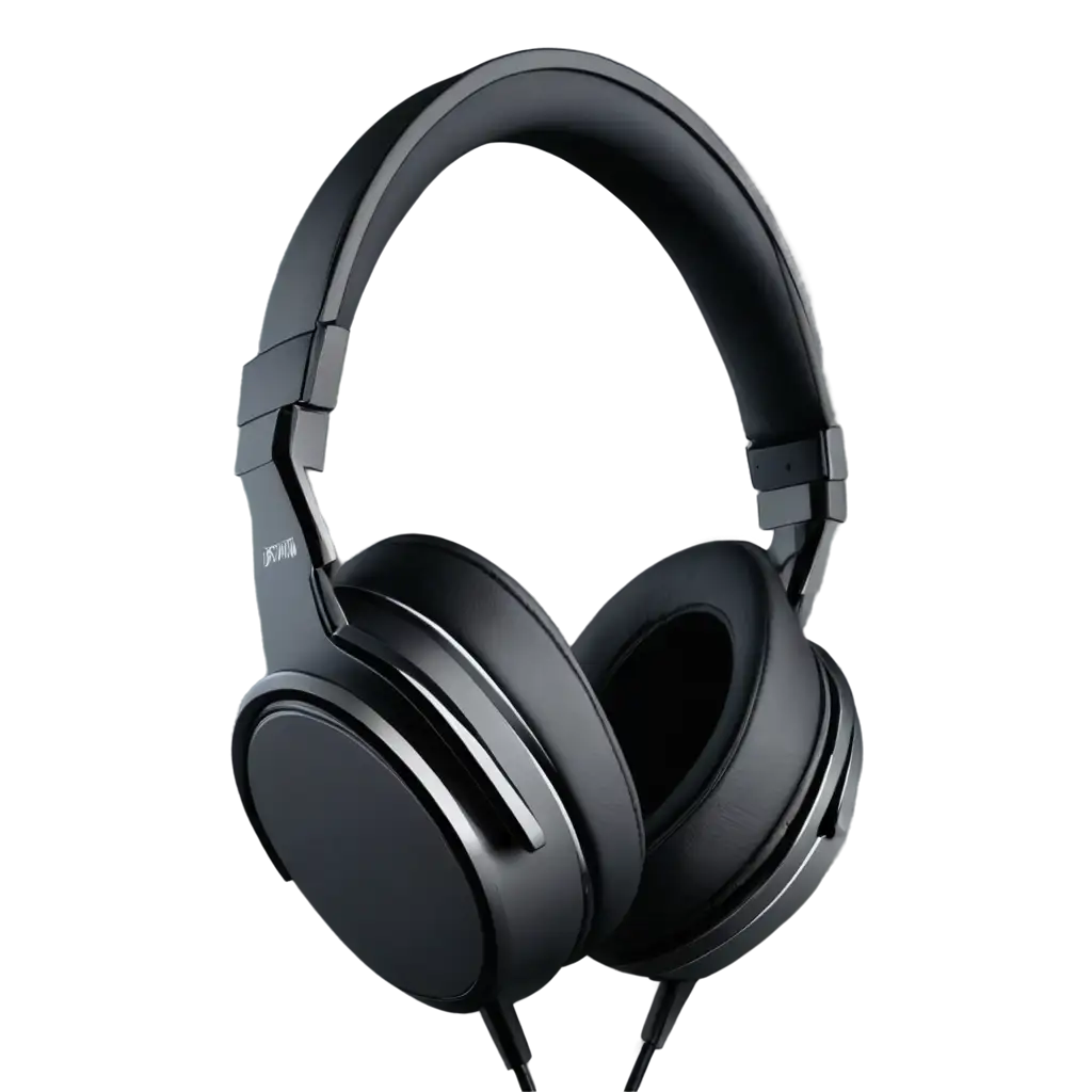 HighQuality-Black-Headphones-PNG-Image-with-Bright-Lighting-4K-Resolution-for-Clarity-and-Impact