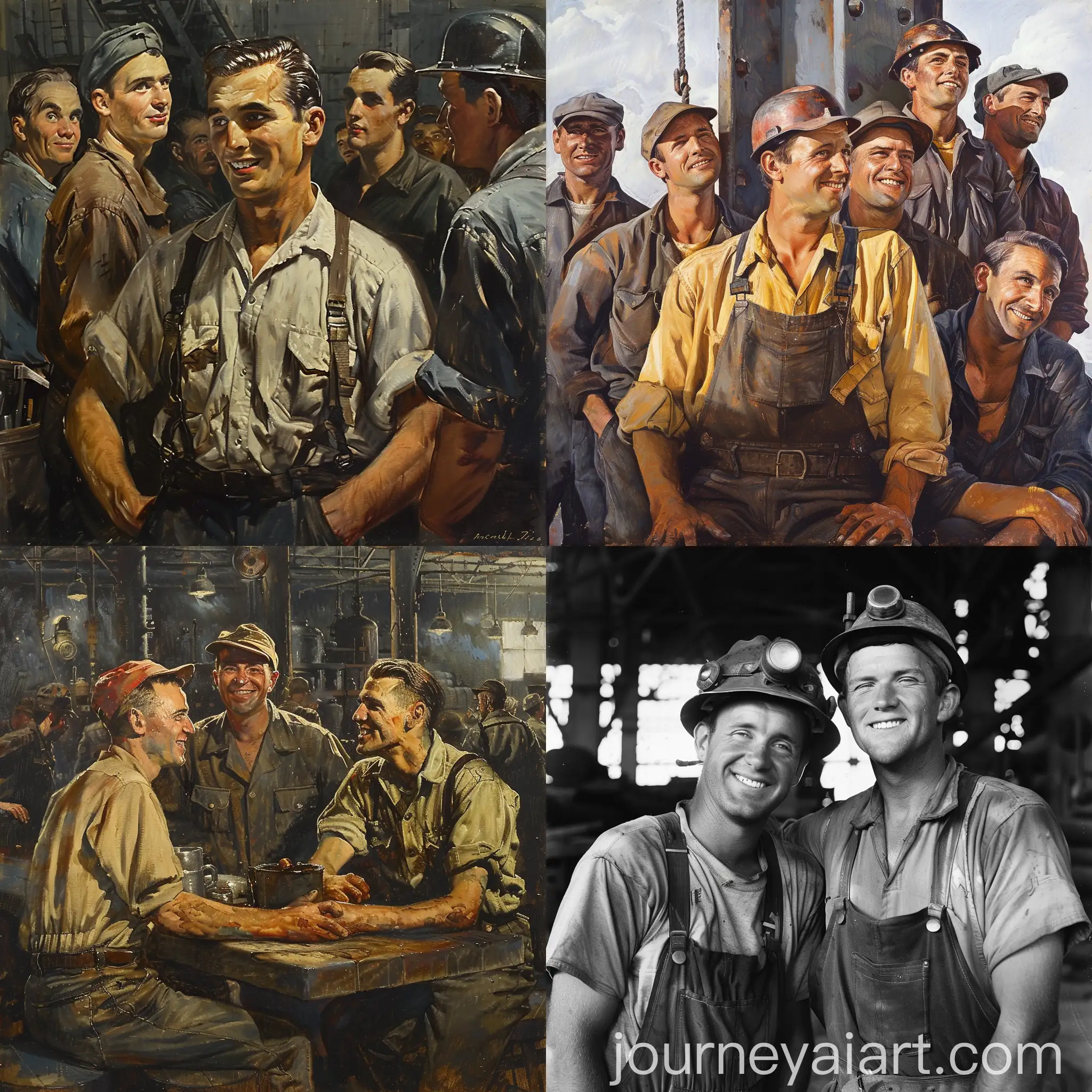 Industrial-Workers-Bonding-in-Camaraderie