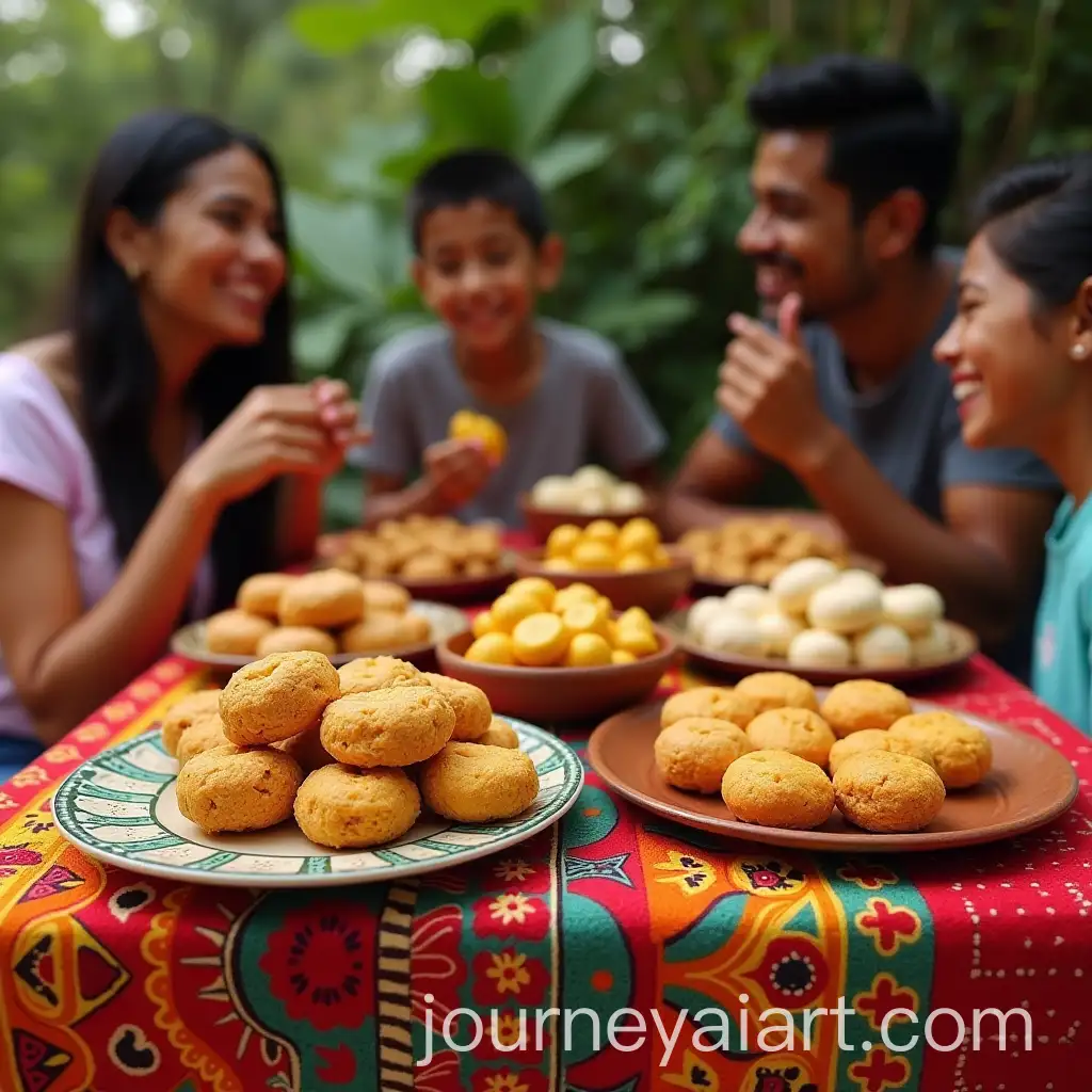 Traditional-Mexican-Table-with-Handmade-Sweets-and-Happy-Family
