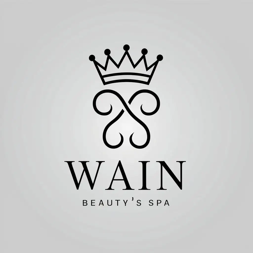 LOGO-Design-For-Wn-Elegant-Crown-and-Intersecting-S-in-Minimalistic-Style