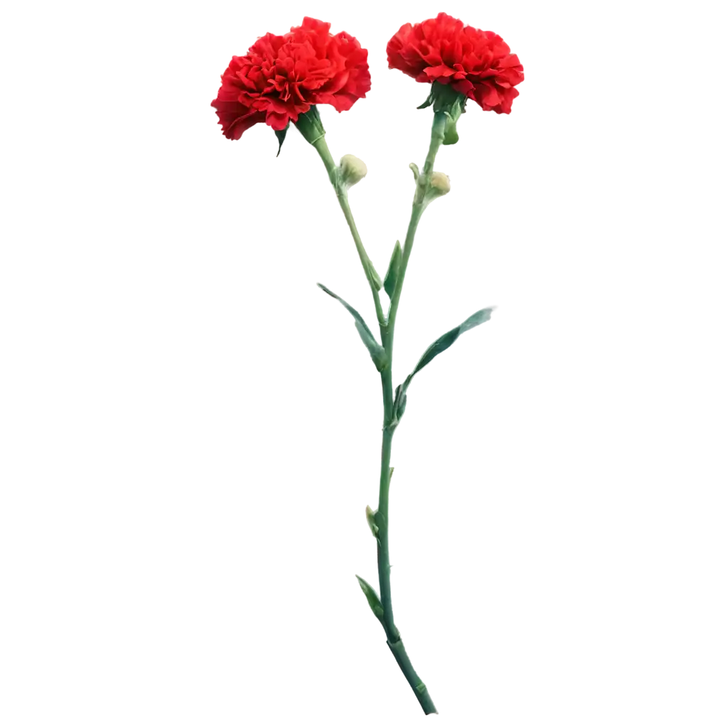 HighQuality-Red-Carnation-PNG-Image-for-Creative-Projects