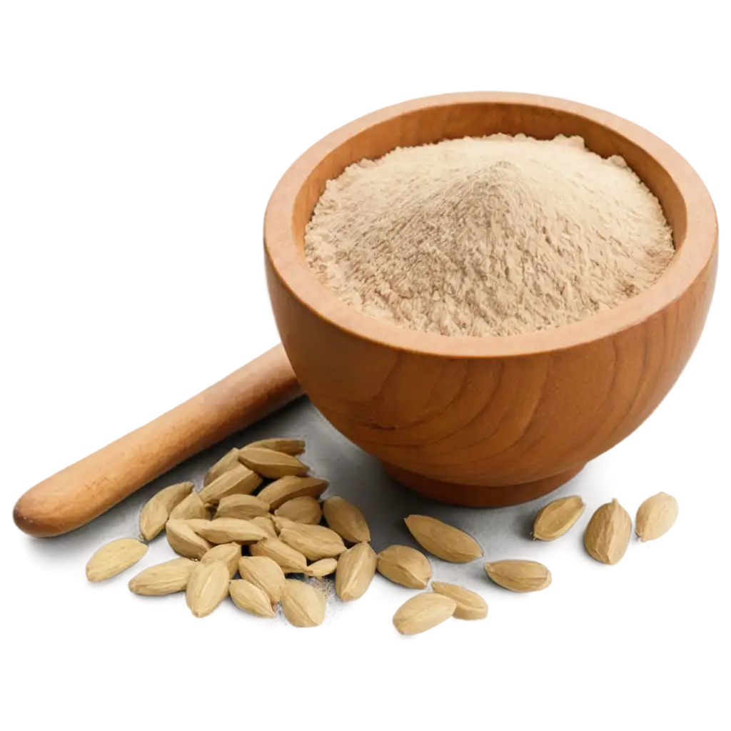 Wooden-Bowl-Full-of-Ashwagandha-Powder-PNG-HighQuality-and-Transparent-Image-for-Health-and-Wellness-Applications