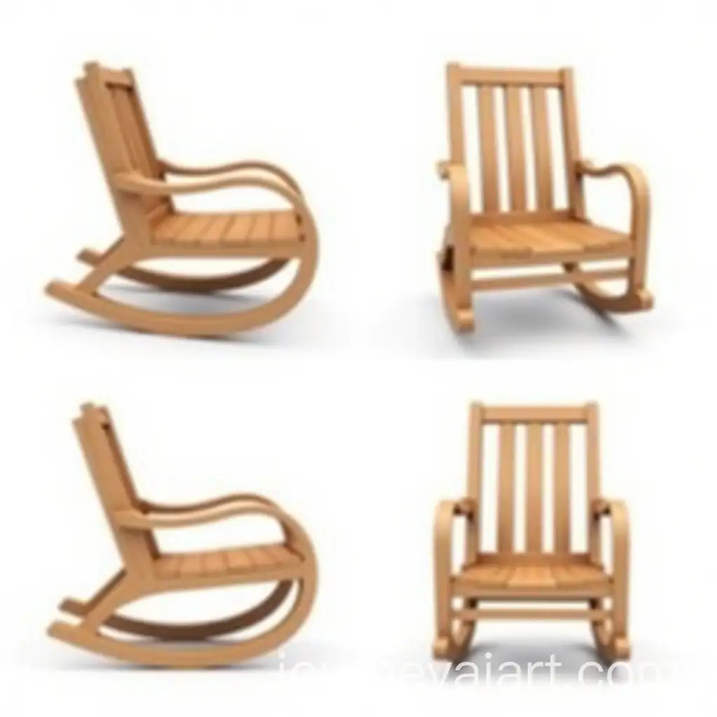 Premium-Nilambur-Teak-Wood-Rocking-Chair-with-Smooth-Armrests-and-Slatted-Backrest