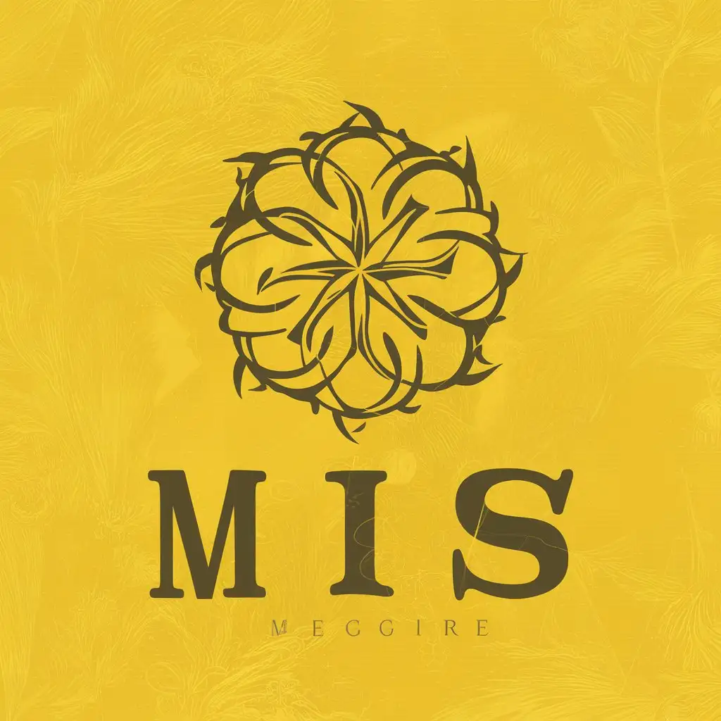 a vector logo design,with the text "MIS", main symbol:intricate figure,Moderate,clear background