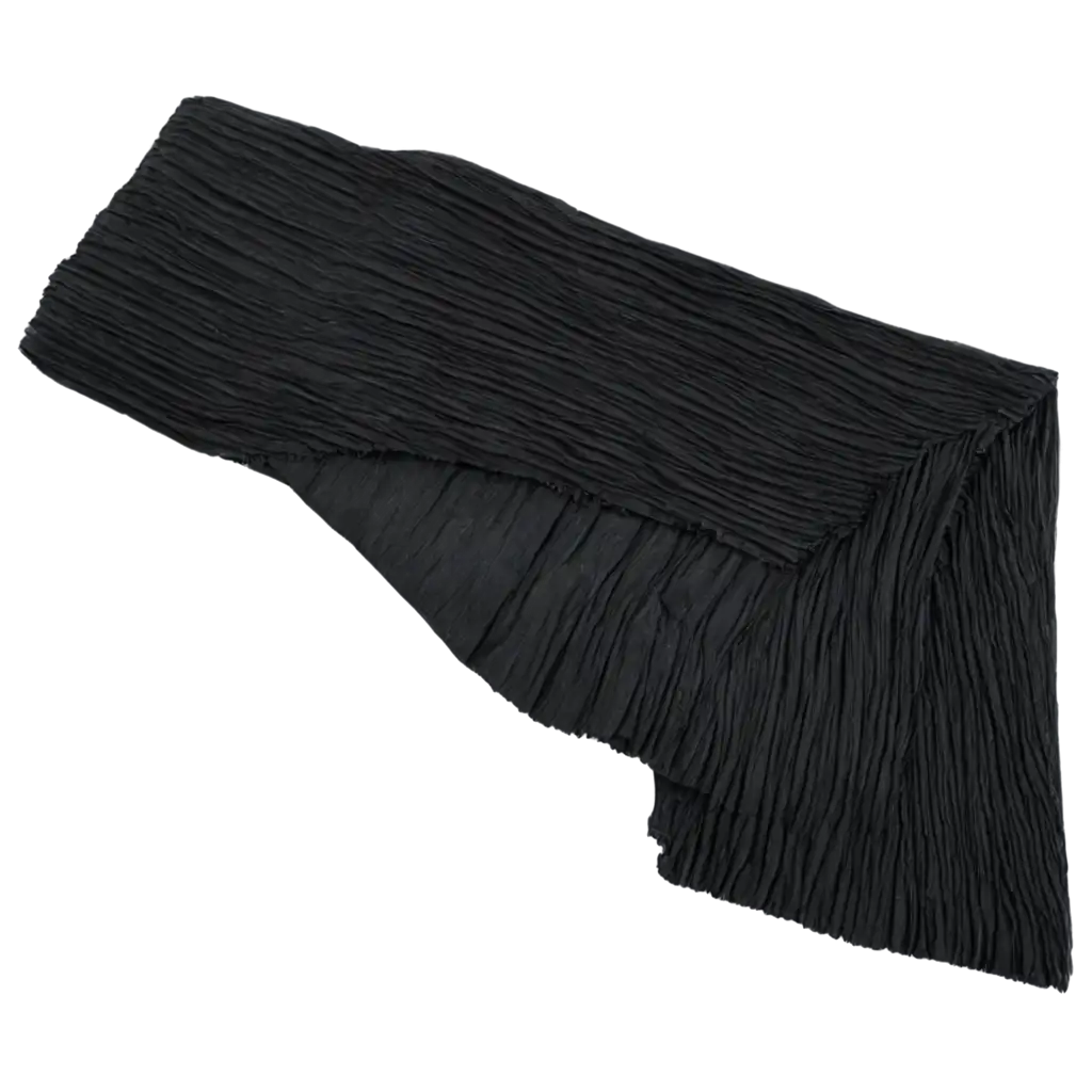 HighQuality-PNG-Image-of-a-Pashmina-Plisket-Black-Transformed-into-a-Dirty-Rag-by-a-Man