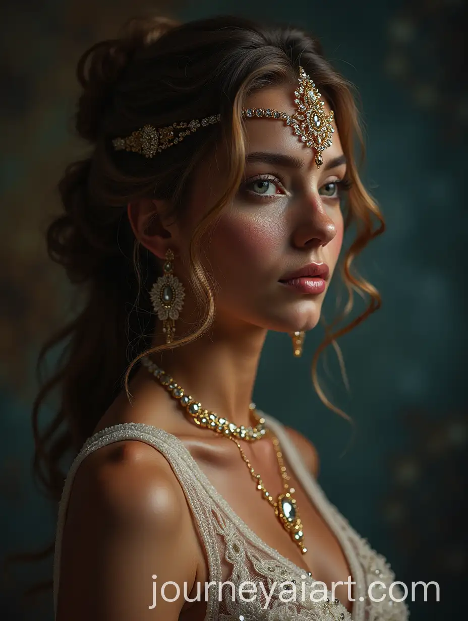 Beautiful-Woman-with-Scorpio-Astrological-Sign-Walking-in-Diamonds